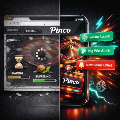 Pinco tətbiqinin brauzer versiyasından üstünlükləri